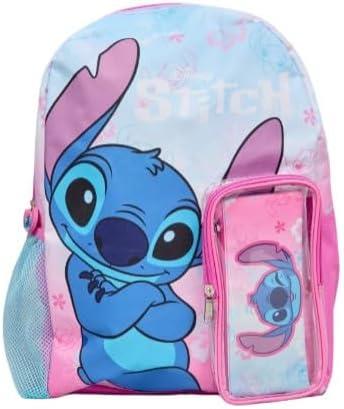 Kids Disney Lilo And Stitch Backpack Sets Officially Licensed Stitch 3-Piece Set