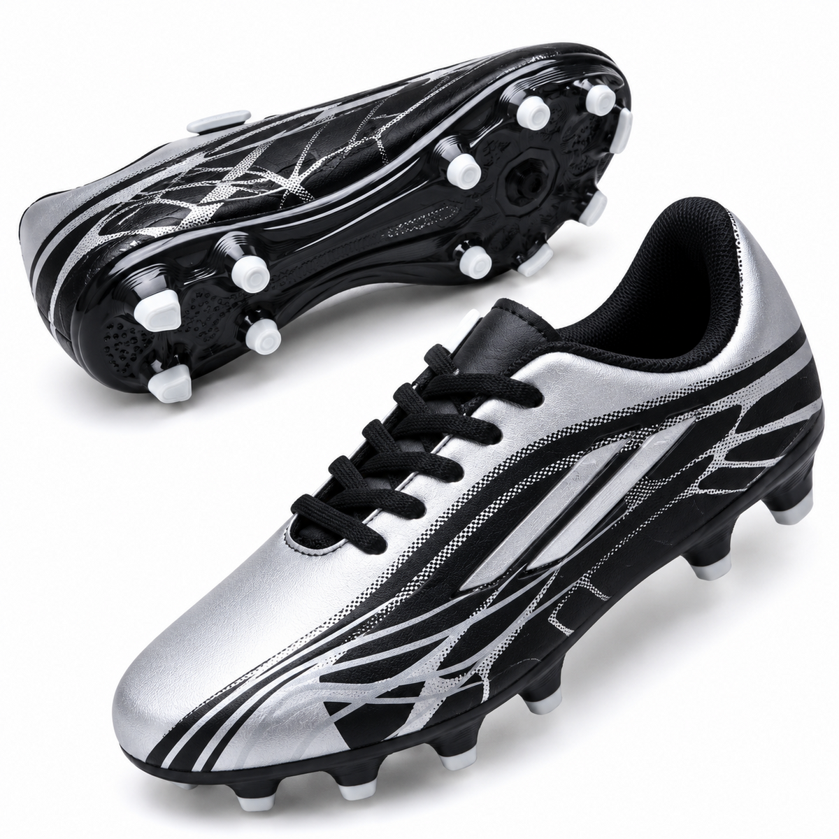 A2Z 4 Kids Boys Girls Football Boots Junior Soccer Cleats Moulded Stud Trainers
