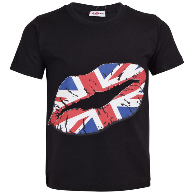 Kids Girls Boys T Shirts England Football World Cup Top & Tees Age 5-13 Years