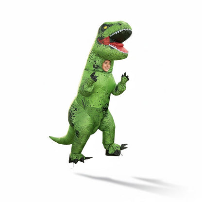 Inflatable Dinosaur Costume Boys Girls Halloween Fancy Dress Age 8-12 to 12-14