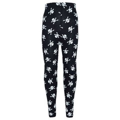 Girls Halloween Legging Spider Web Skull Print Leggings Fancy Costume 3-13 Years