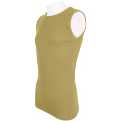 Kids Girls Ribbed Vest Top 100% Thick Cotton Fashion Tank Tops T Shirt 2-13 Year