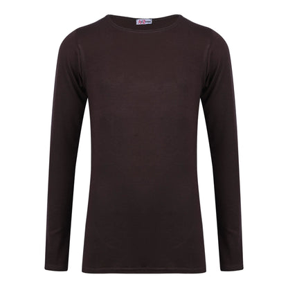 A2Z 4 Kids Girls Plain Long Sleeve T Shirt Soft Feel PE School Activewear Shirts