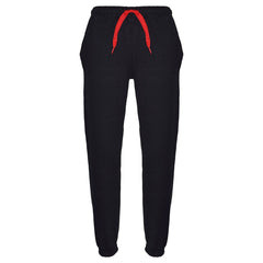 A2Z 4 Kids Unisex Plain Tracksuit Contrast Black And Red Fleece Hoodie with Joggers Jogging Sweatpants Pants Sports Activewear Outfit Set For Childrens Girls Boys Age 5-13 Years