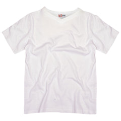 A2Z 4 Kids Basic T-Shirt Back to School Short Sleeve V Style Crew Neck Casual Fit Fashion 100% Cotton For Children Girls Boys Age 2-13 Years