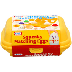 Kids Squeaky Matching Eggs Color Shape Educational Sorter Baby Toddler Kids Toys