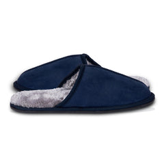 A2Z Mens Mule Slipper Memory Foam Quilted Puffa Fleece Lined Slip-On House Shoes