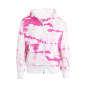 A2Z 4 Kids Girls Tracksuit Designer's Tie Dye Print Fleece Pink Hooded Zip Up Hoodie & Bottom Jogging Suit Joggers Age 5 6 7 8 9 10 11 12 13 Years