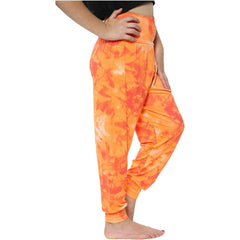 Kids Girls Ali Baba Harem Trouser Tie Dye Print Fashion Trendy Leggings 5-13 Yrs