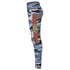 Girls Tops Kids Royalty Camouflage T Shirt Top & Legging Loungewear Set 7-13 Yr