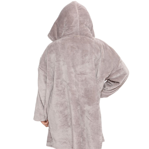 A2Z Unisex Mens Ladies Oversized Kangaroo Pocket Hooded Animal Wearable Blanket