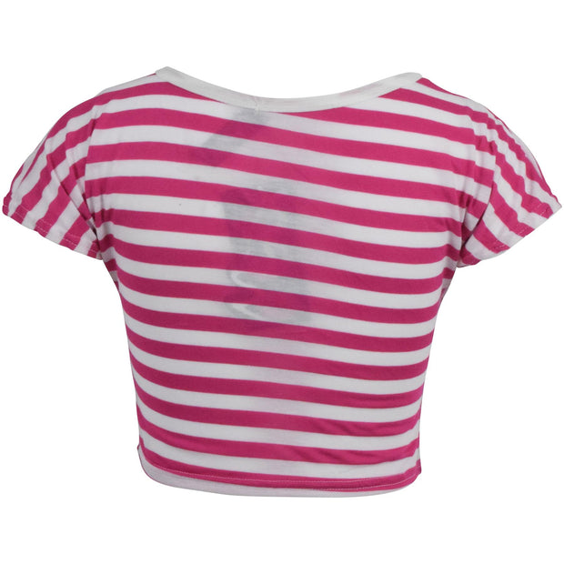 Kids Girls Crop Top FAB GRL Print Trendy Fashion Stylish Belly Shirt Tops & Tees