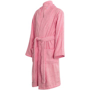 A2Z 4 Kids Terry Towelling Shawl Collar Baby Pink Bath Robe Dressing Gown Beach Bathing Swimming Surfing Soft 100% Cotton Bathrobe For Children Girls Age 5-13 Years