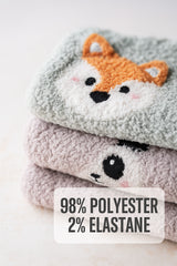 A2Z Ladies 2 Pack Animal Novelty Slipper Socks Non-Slip Winter Warm Cosy Socks