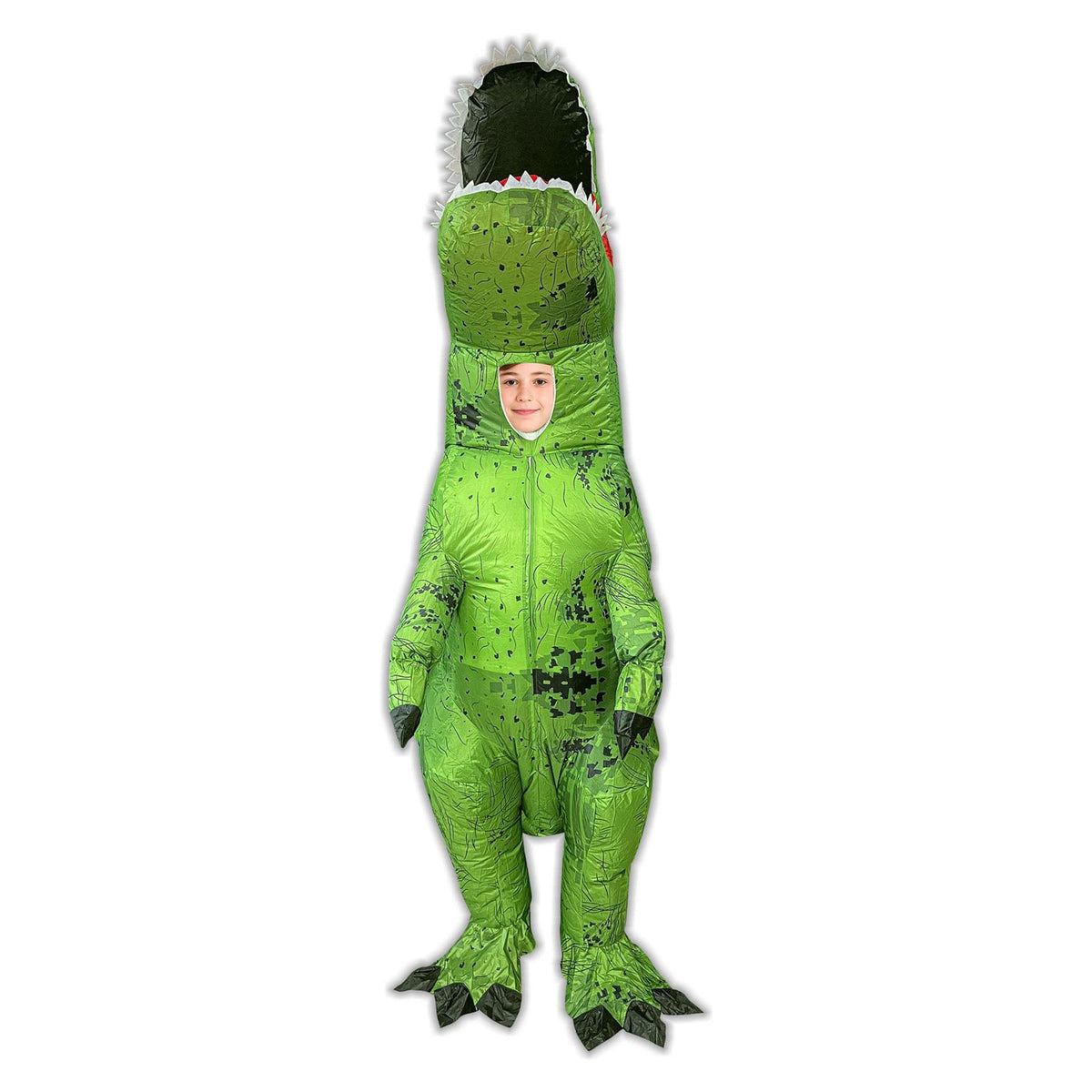 Inflatable Dinosaur Costume Boys Girls Halloween Fancy Dress Age 8-12 to 12-14