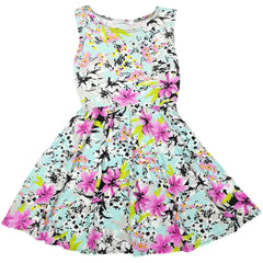 Kids Girls Crop Top Skirts Stylish Party Fashion Trendy Skater Dresses 7-13 Year