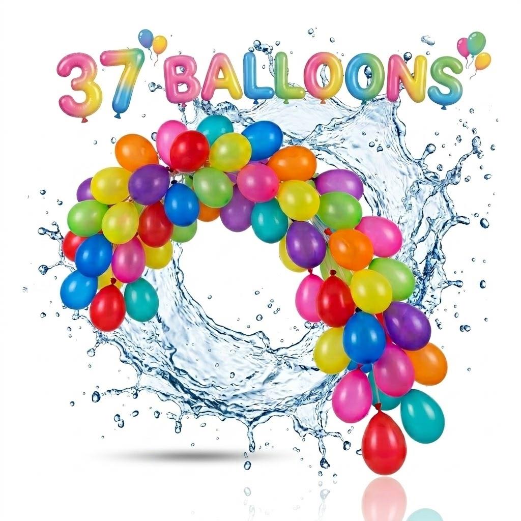 A2Z Super Fast Fill Water Balloons with Tap Adaptor 37, 111 and 555 PCS