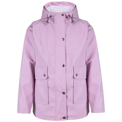 PU Raincoat Jacket Windbreaker Waterproof Parka Hooded For Girls Boys Age 5-13 Years