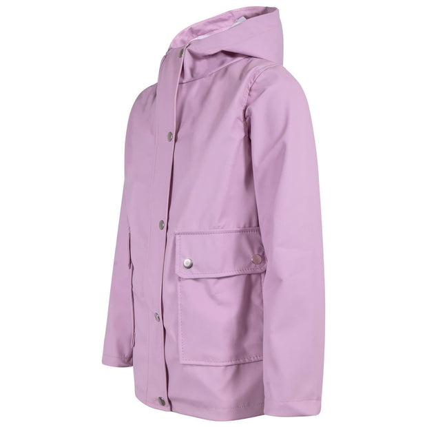 PU Raincoat Jacket Windbreaker Waterproof Parka Hooded For Girls Boys Age 5-13 Years