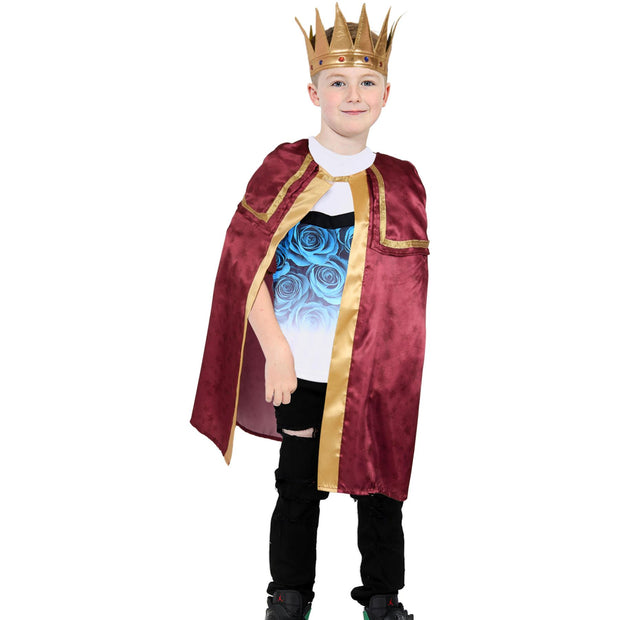 A2Z 4 Kids Christmas King Attire Xmas Nativity Three Kings Wise Man Outfit Nativity School Plays Xmas Fancy Dress for Boys Age 3-14 Years