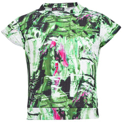A2Z 4 Kids Girls Tie Dye Crop Top Short Sleeves Trendy Girls Tank Top 7-13 Years