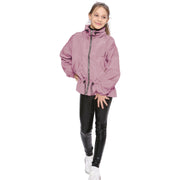 A2Z 4 Kids Windbreaker Shower Proof Windproof Baby Pink Jacket Stylish Lightweight Casual Coat Girls Cagoule Rain Mac Raincoats Age 5-13 Years - A2Z 4 Kids