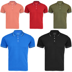 Kids Boys Girls Polo T Shirt Designer Plain Color School T-Shirts PE Top 3-13 Yr
