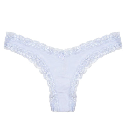 A2Z Ladies Briefs 5 Pack High Leg Brazilian Women Brief Lace Knickers Panties
