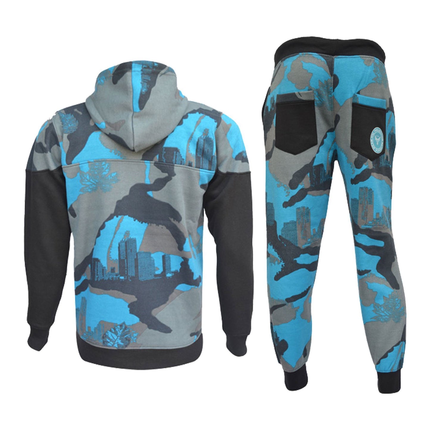 Kids Tracksuit Boys HNL Camouflage Hoodie & Botom Jog Suit Joggers Age 7-13 Year