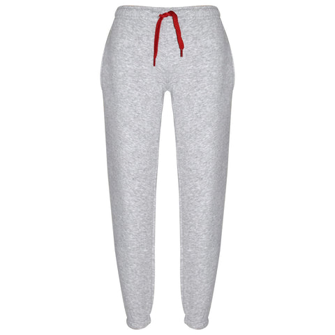 A2Z 4 Kids Plain Tracksuit Grey And Red Contrast Fleece Hoodie with Joggers Jogging Pants Sports Sweatpants Activewear Outfit Set Childrens Girls Boys New Age 5-13 Years