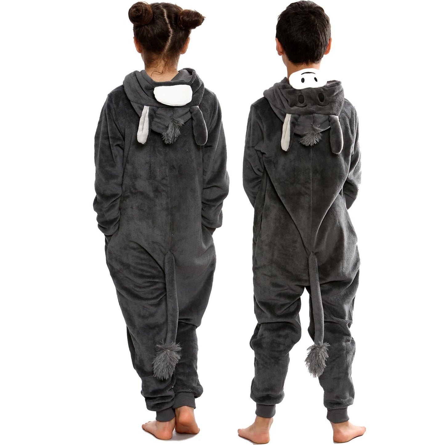 Kids Fleece A2Z Onesie One Piece Jumpsuit Donkey Costume Xmas Gift Boys Girls