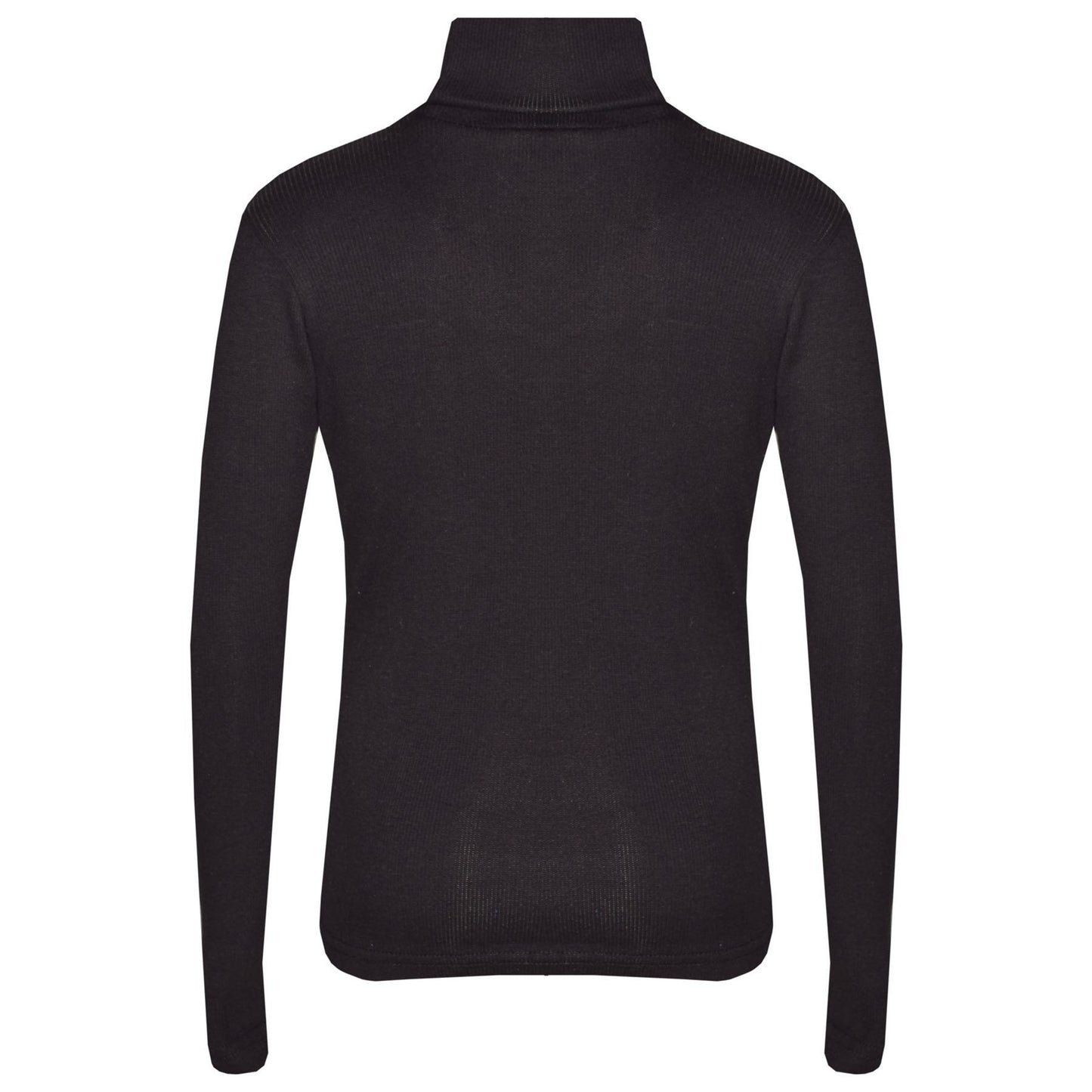 Kids Girls Polo Neck T Shirt Thick Cotton Turtleneck Jumper Long Sleeve Top 2-13
