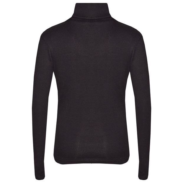 Kids Girls Polo Neck T Shirt Thick Cotton Turtleneck Jumper Long Sleeve Top 2-13