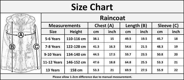 A2Z 4 Kids Unisex Raincoat Jackets Silver Windbreaker Waterproof Parka Shower Resistant Hooded Raincoat Childrens Girls Boys Age 5 6 7 8 9 10 11 12 13 Years