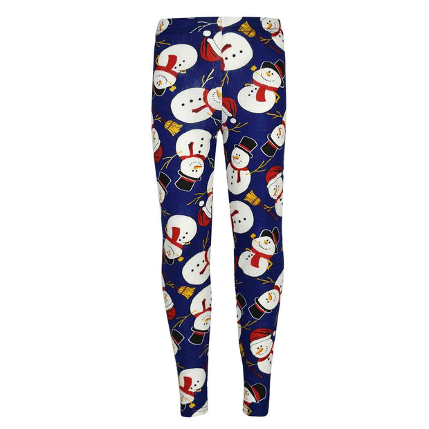 A2Z 4 Kids Girls Christmas Legging Santa Snowman Penguin Print Xmas Fashion Leggings New Age 2 3 4 5 6 7 8 9 10 11 12 13 Years