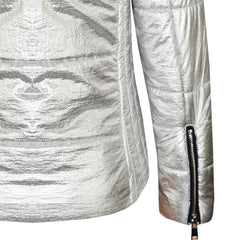 Girls Puffer Jacket Quilted Winter Coat Faux Fur Hood Warm Padded Zipped Coat