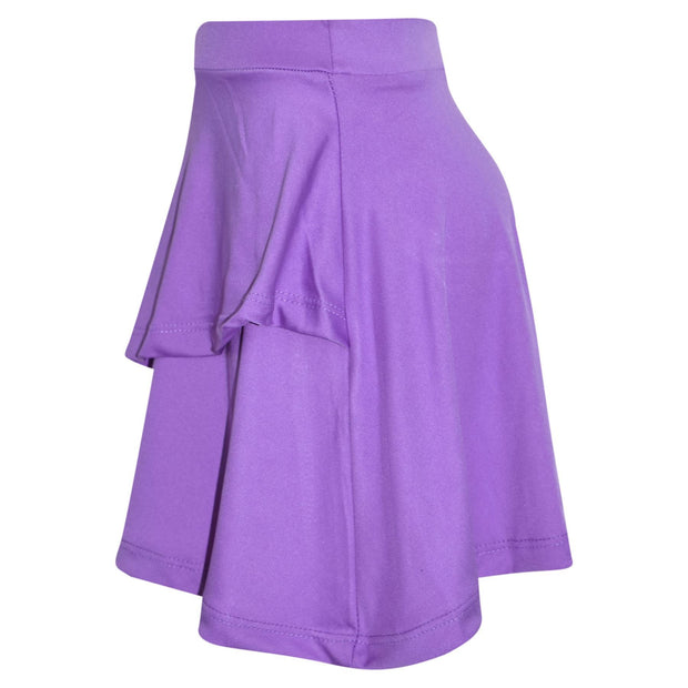 A2Z 4 Kids® Girls Skirt Kids Plain Color Fashion Dance Double Layer Party Skirts New Age 5 6 7 8 9 10 11 12 13 Years