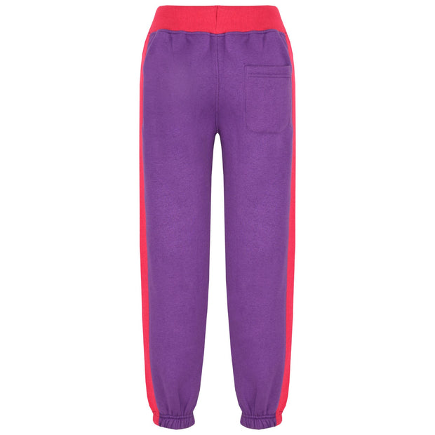 A2Z 4 Kids #SELFIE Tracksuit Sequin Embroidered Purple & Pink Hoodie with Jogger Sweatpants Sports Casual Fashion Activewear Set Girls Boys Childrens Age 5-13 years