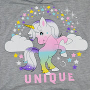 A2Z 4 Kids Girls Dabbing Unicorn Unique Tracksuit Designer's Rainbow Floss Hooded Grey Top & Legging Lounge Wear New Age 7 8 9 10 11 12 13 Years