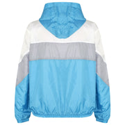 A2Z 4 Kids Windbreaker Turquoise Waterproof Raincoat Jackets Contrast Panels Shower Resistant Lightweight Hooded Coat Girls Boys Age 5-13 Years