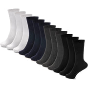 Kids Girls Plain Knee High Socks Pack of 3 Comfortable School Cotton Socks - A2Z 4 Kids