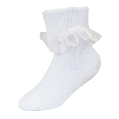 Infant Toddler Baby Girls Lace Frilly Socks Pack of 3 Kids Newborn Socks
