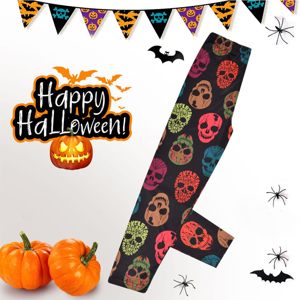 A2Z Kids Girls Legging Multi Color Skulls Print Soft Comfortable Stretchy Halloween Party Fashion Legging Pants Age 5-6, 7-8, 9-10, 11-12 & 13 years - A2Z 4 Kids