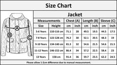 Kids Jackets Girls Quilted Padded Collar Buttoned Zipped Jacket Age 5-13 Years