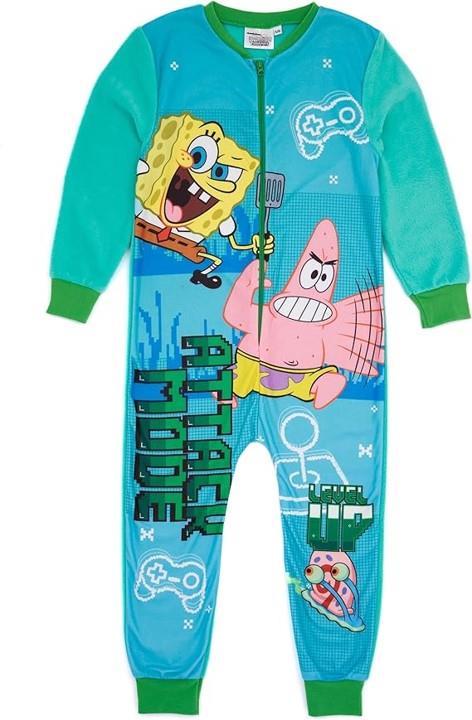 Kids Boys Spongebob Squarepant A2Z Onesie One Piece Soft All in One Jumpsuit