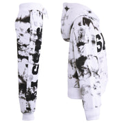 A2Z 4 Kids Girls Tracksuit Designer's Tie Dye Sassy Print Fleece Black Hooded Crop Top Bottom Jogging Suit Joggers Age 5 6 7 8 9 10 11 12 13 Years