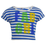 Kids Girls Crop Top FAB GRL Print Trendy Fashion Stylish Belly Shirt Tops & Tees