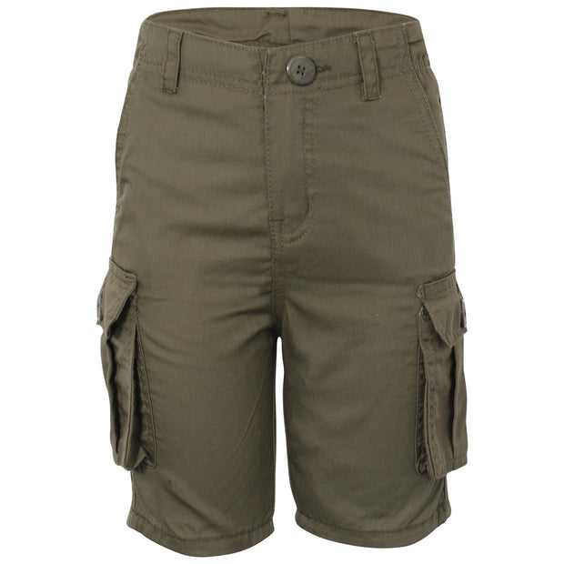 A2Z 4 Kids Cargo Shorts Combat Multi Pocket Lightweight Trendy Cotton 5-13 Years