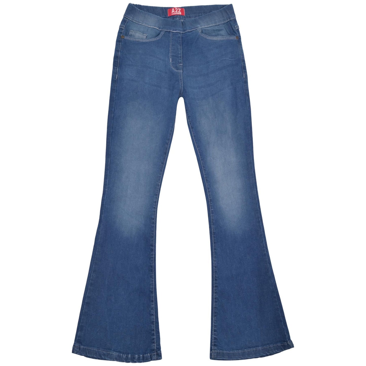 Womens Denim Jeans Comfort Stretch Flared Bell Bottom Fashion Pants For Ladies