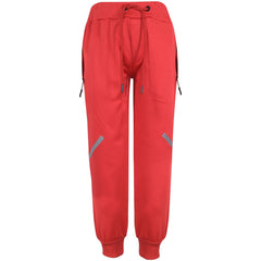 Kids Boys Tracksuit Reflective Taped Hooded Hoodie Bottom Jogging Suit Joggers